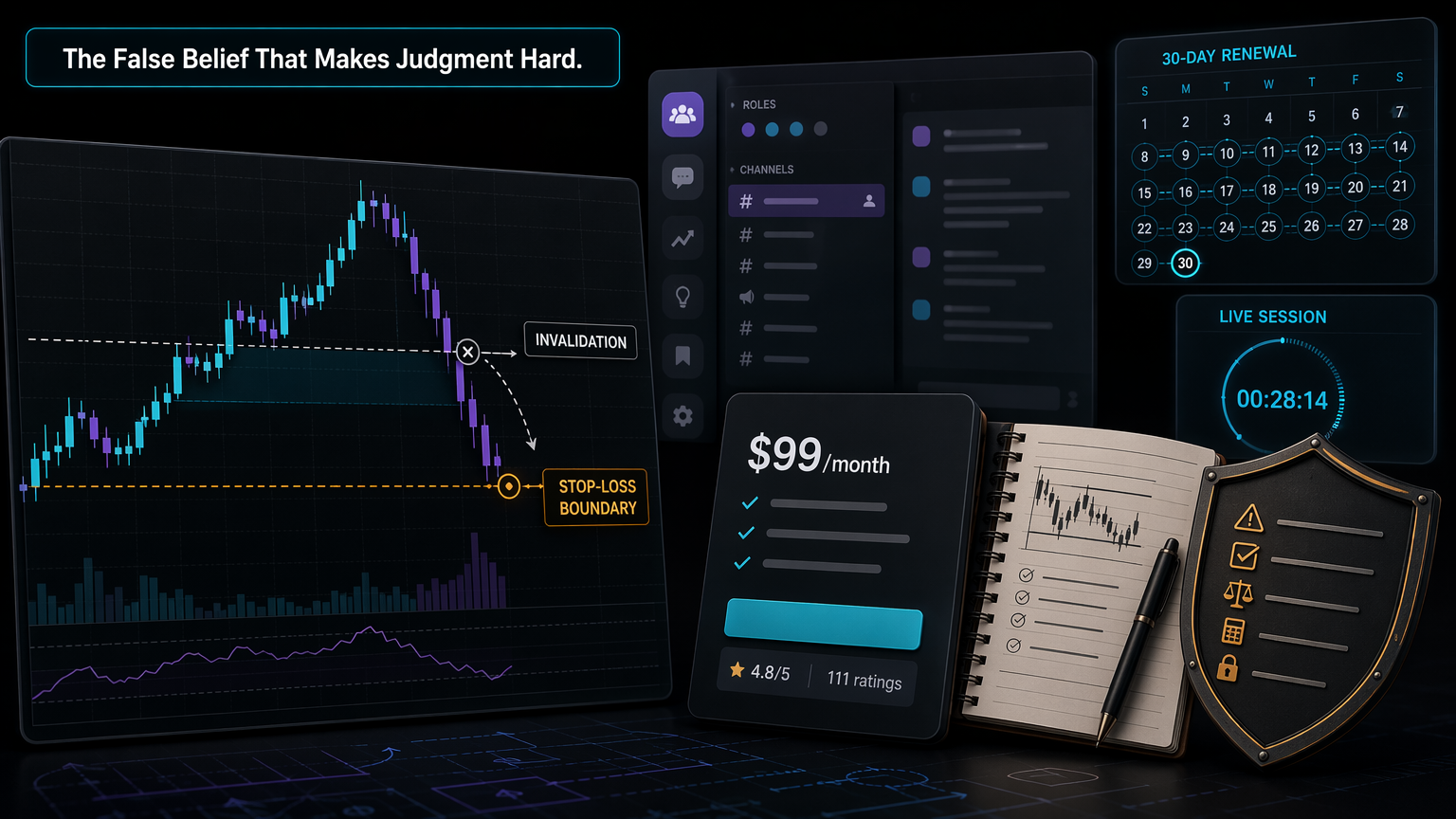 Platinum Trading Signals Review: Alerts, Context, And Risk false belief infographic for section 2