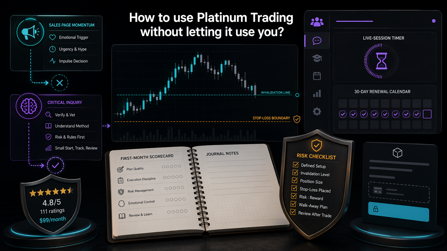 Questions To Ask Before Joining Platinum Trading workflow fit infographic for section 4